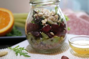 Rote Bete Salat mit Buchweizen vegan